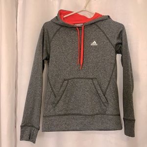 Neon pink and grey Adidas Ultimate Hoodie XS